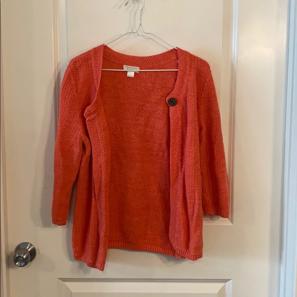 Christopher and Banks Coral cardigan